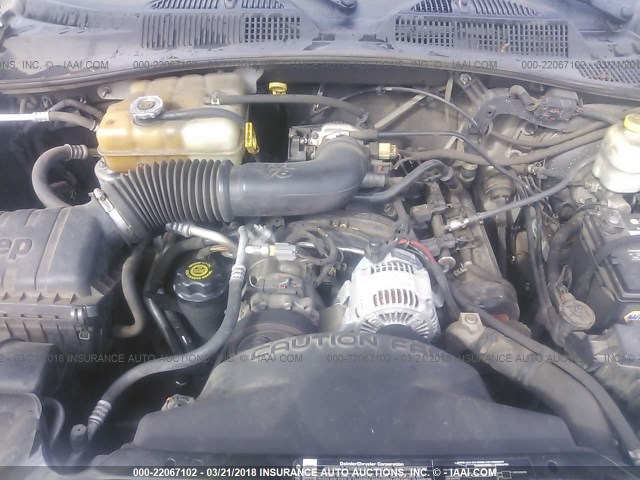 1J4GL48K94W189635 - 2004 JEEP LIBERTY SPORT 绿色 照片 10