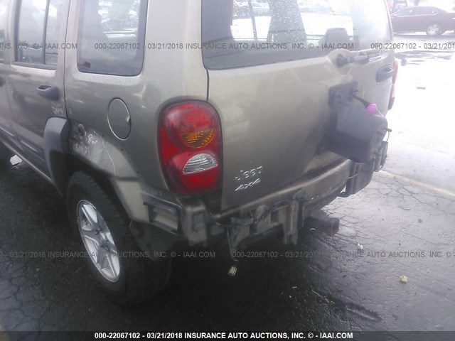 1J4GL48K94W189635 - 2004 JEEP LIBERTY SPORT 绿色 照片 6