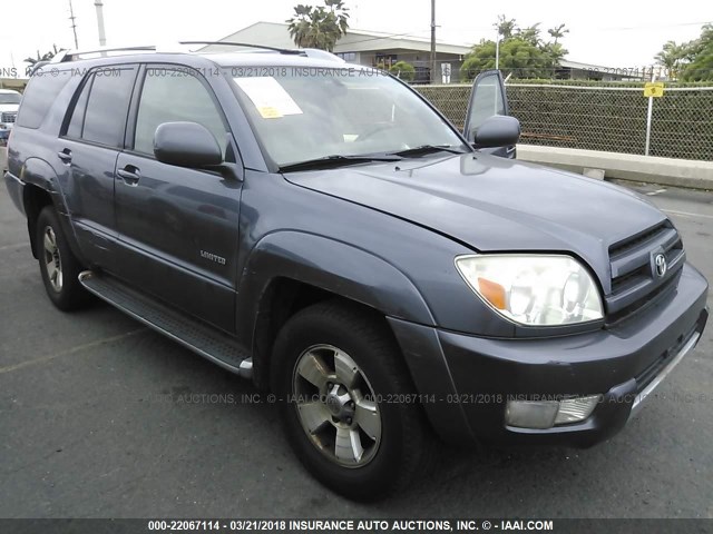 JTEZU17RX40034406 - 2004 TOYOTA 4RUNNER LIMITED GRAY photo 1