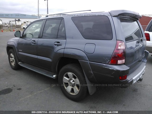 JTEZU17RX40034406 - 2004 TOYOTA 4RUNNER LIMITED GRAY photo 3