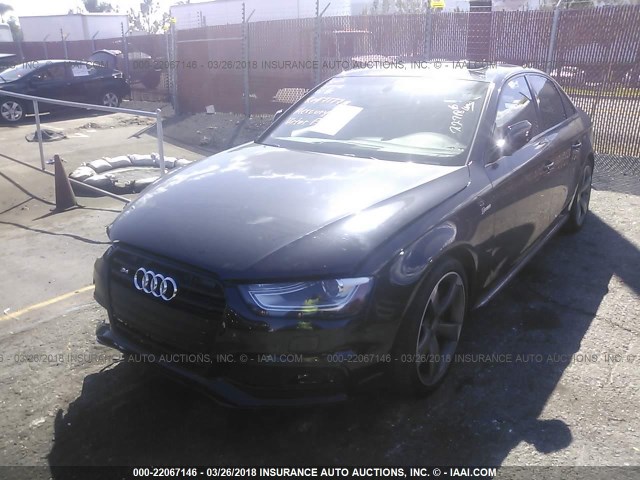 WAUBGAFL4EA098864 - 2014 AUDI S4 PREMIUM PLUS BLACK photo 2