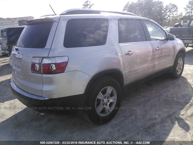 1GKER23D39J151559 - 2009 GMC ACADIA SLT-1 SILVER photo 4