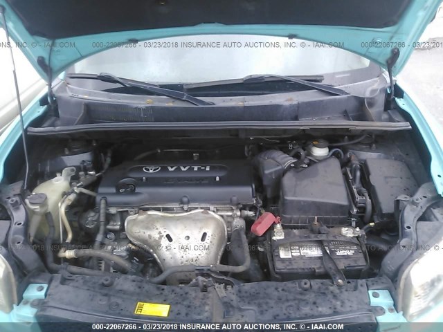 JTLZE4FE6A1098082 - 2010 TOYOTA SCION XB ტალღისფერი ფოტო 10