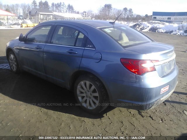 1C3BC1FB9BN602517 - 2011 CHRYSLER 200 TOURING BLUE photo 3