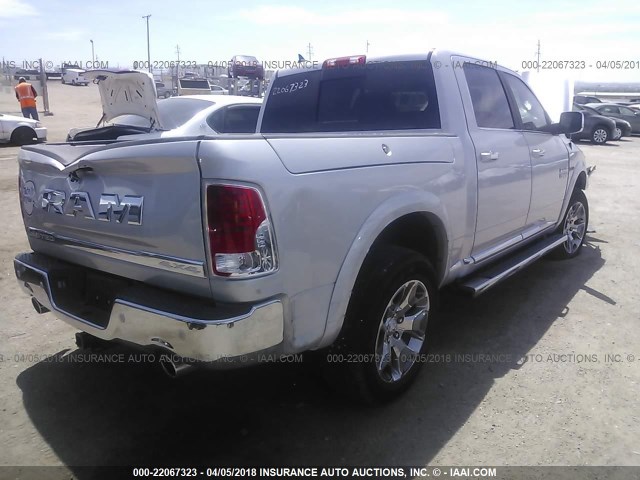 1C6RR7PM3HS599675 - 2017 RAM 1500 LONGHORN SILVER photo 4