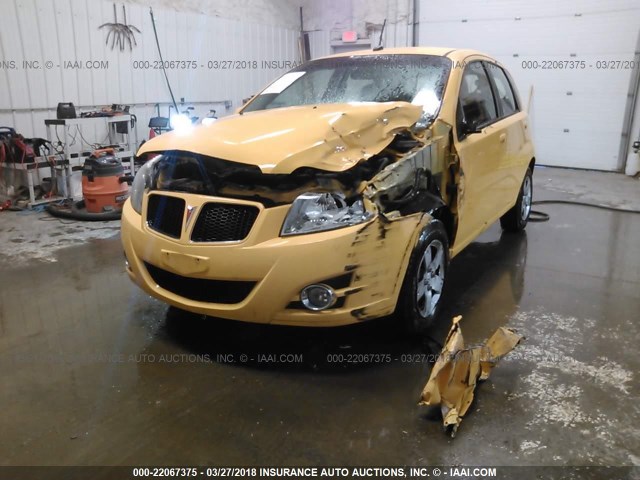 KL2TD66E89B669614 - 2009 PONTIAC G3 YELLOW photo 6