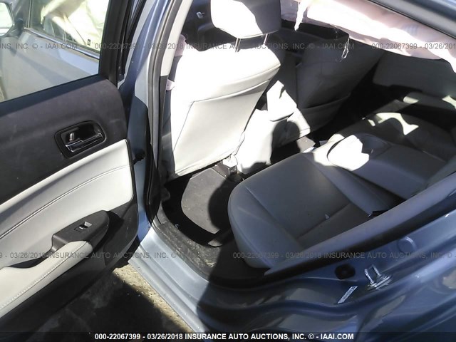 19UDE2F38GA020969 - 2016 ACURA ILX WATCH PLUS SILVER photo 8
