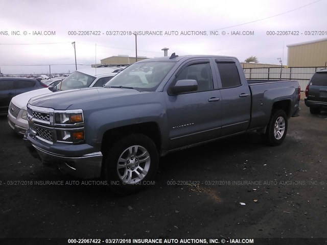 1GCVKREC8FZ279483 - 2015 CHEVROLET SILVERADO K1500 LT Pewter photo 2