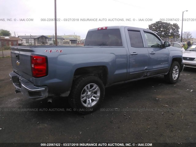 1GCVKREC8FZ279483 - 2015 CHEVROLET SILVERADO K1500 LT Pewter photo 4