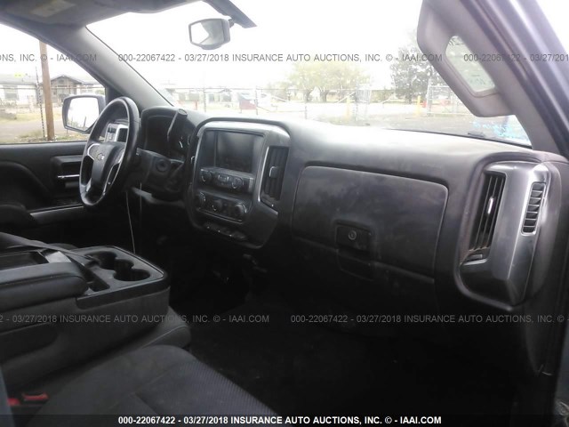 1GCVKREC8FZ279483 - 2015 CHEVROLET SILVERADO K1500 LT Pewter photo 5