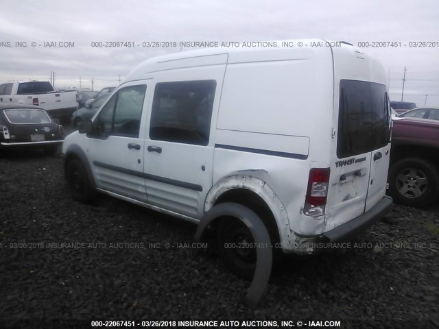NM0LS6AN3BT054329 - 2011 FORD TRANSIT CONNECT XL WHITE photo 3