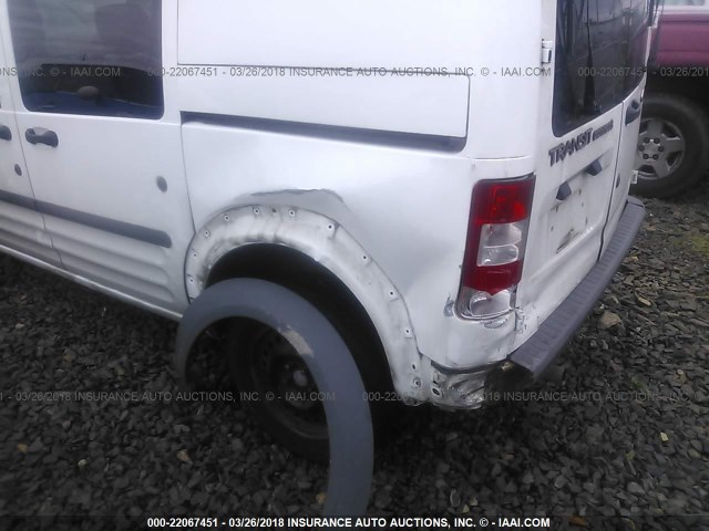 NM0LS6AN3BT054329 - 2011 FORD TRANSIT CONNECT XL WHITE photo 6