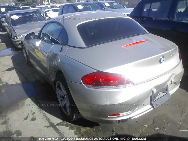 WBALM53559E376616 - 2009 BMW Z4 SDRIVE30I Ոսկեգույն լուսանկար 3