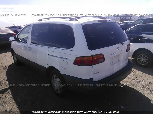 4T3ZF13C5YU265103 - 2000 TOYOTA SIENNA LE/XLE WHITE photo 3