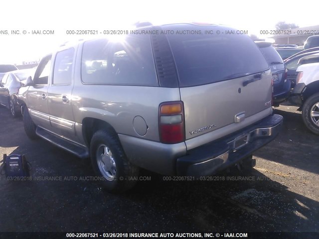 1GKEC16T73J237284 - 2003 GMC YUKON XL C1500 TAN photo 3