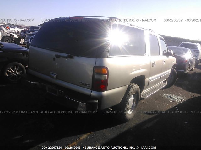 1GKEC16T73J237284 - 2003 GMC YUKON XL C1500 TAN photo 4