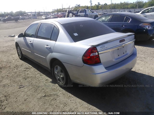 1G1ZT54805F288577 - 2005 CHEVROLET MALIBU LS 银色 照片 3
