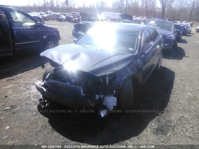 1G11C5SL6FF124451 - 2015 CHEVROLET MALIBU 1LT GRAY photo 2