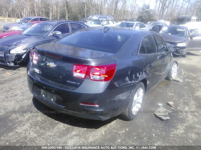 1G11C5SL6FF124451 - 2015 CHEVROLET MALIBU 1LT GRAY photo 4