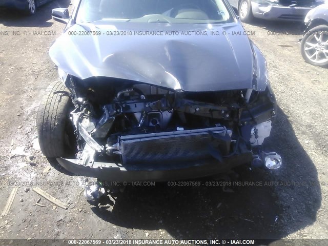 1G11C5SL6FF124451 - 2015 CHEVROLET MALIBU 1LT GRAY photo 6