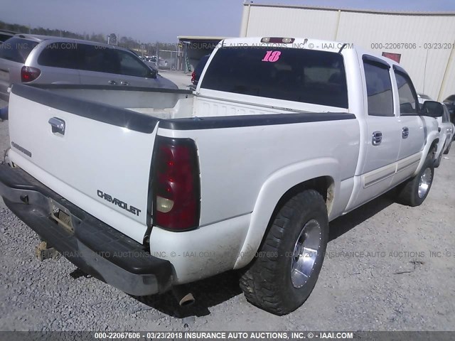 2GCEK13T941322612 - 2004 CHEVROLET SILVERADO K1500 WHITE photo 4