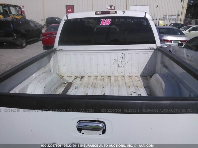 2GCEK13T941322612 - 2004 CHEVROLET SILVERADO K1500 WHITE photo 8