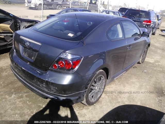 JTKDE167X80272556 - 2008 TOYOTA SCION TC ნაცრისფერი ფოტო 4