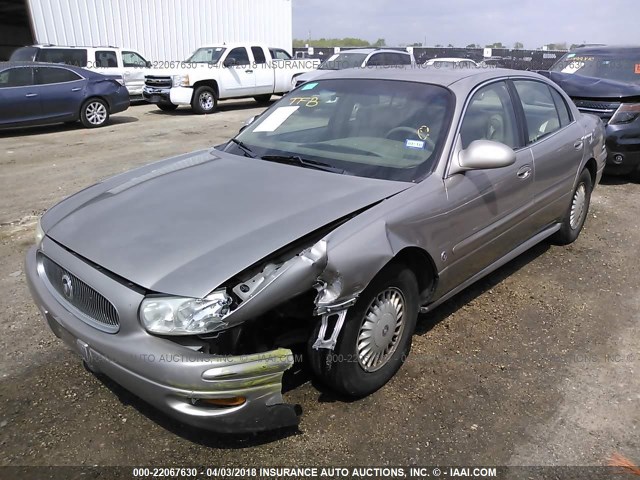 1G4HP54K9YU237433 - 2000 BUICK LESABRE CUSTOM TAN photo 2