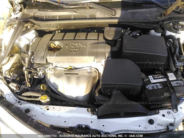 4T1BF3EK1BU597511 - 2011 TOYOTA CAMRY SE/LE/XLE WHITE photo 10