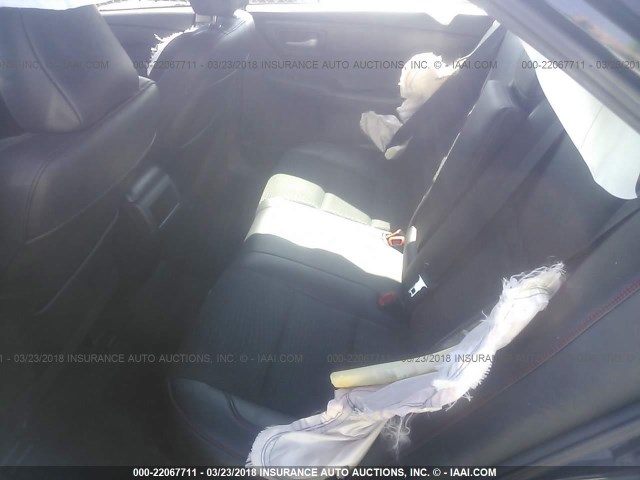 4T1BF1FK5FU010008 - 2015 TOYOTA CAMRY LE/XLE/SE/XSE BLACK photo 8