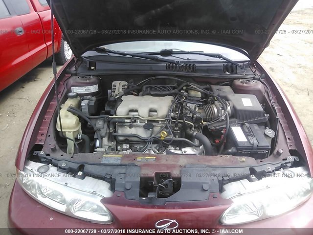 1G3NL52EX3C317080 - 2003 OLDSMOBILE ALERO GL MAROON photo 10