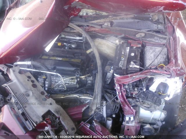 1G1JA5SH2D4191445 - 2013 CHEVROLET SONIC LS 红色 照片 10