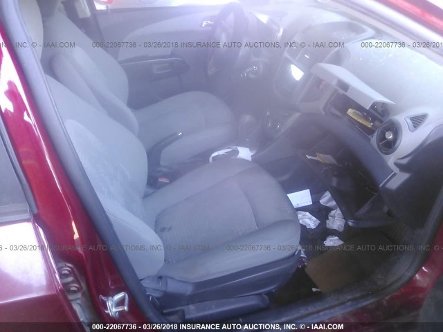 1G1JA5SH2D4191445 - 2013 CHEVROLET SONIC LS 红色 照片 5