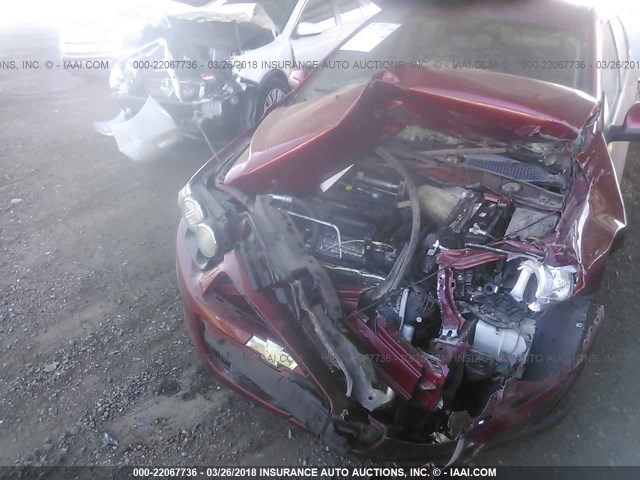 1G1JA5SH2D4191445 - 2013 CHEVROLET SONIC LS 红色 照片 6