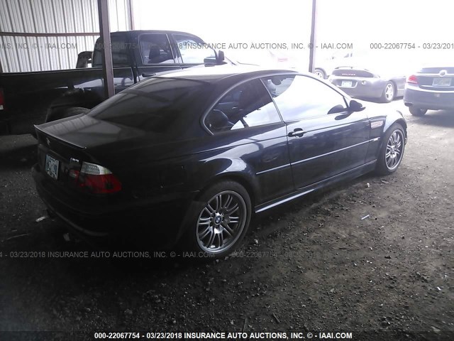 WBSBL93483JR23076 - 2003 BMW M3 BLACK photo 4