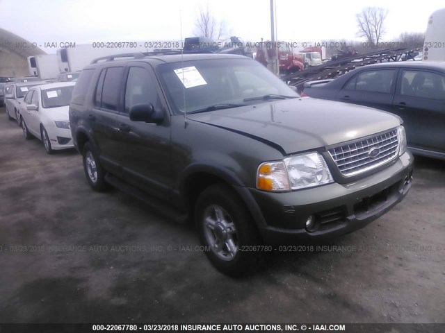 1FMZU73K83UB15276 - 2003 FORD EXPLORER XLT/XLT SPORT/NBX GREEN photo 1