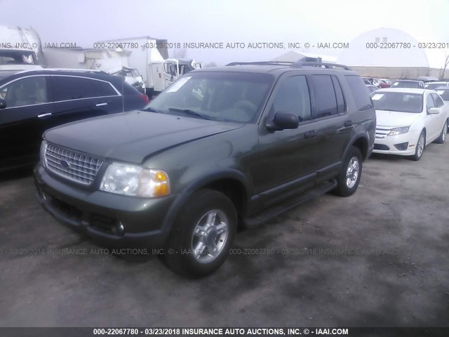1FMZU73K83UB15276 - 2003 FORD EXPLORER XLT/XLT SPORT/NBX GREEN photo 2
