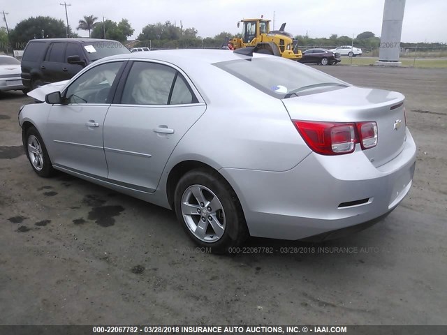 1G11B5SL0FF278916 - 2015 CHEVROLET MALIBU LS ვერცხლისფერი ფოტო 3