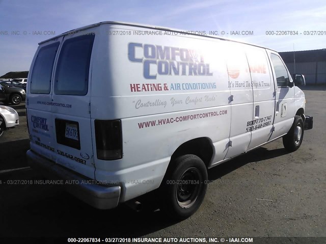 1FTHE24H3THA24315 - 1996 FORD ECONOLINE E250 VAN WHITE photo 4