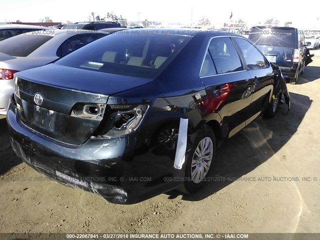 4T4BF1FK0CR174235 - 2012 TOYOTA CAMRY SE/LE/XLE Navy photo 4