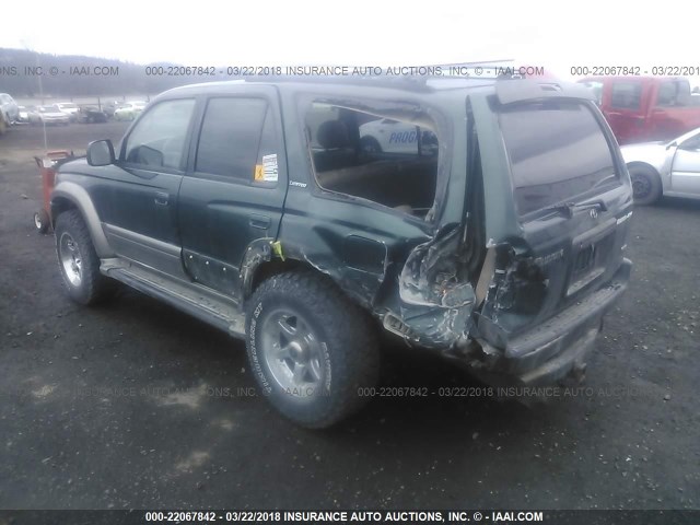 JT3HN87R4X0223762 - 1999 TOYOTA 4RUNNER LIMITED GREEN photo 3