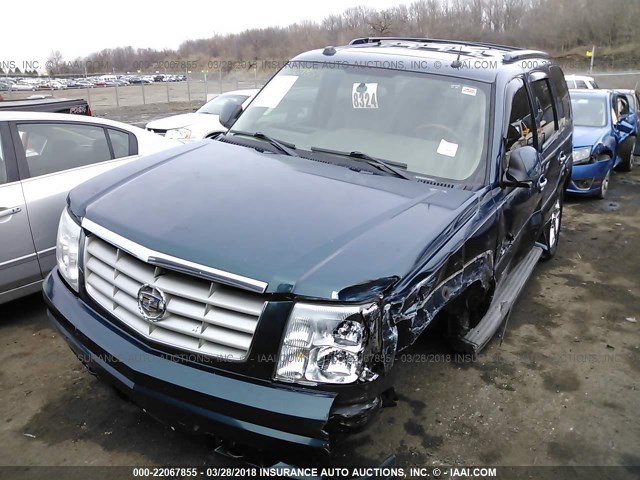 1GYEK63N25R212504 - 2005 CADILLAC ESCALADE LUXURY Mavi foto 2