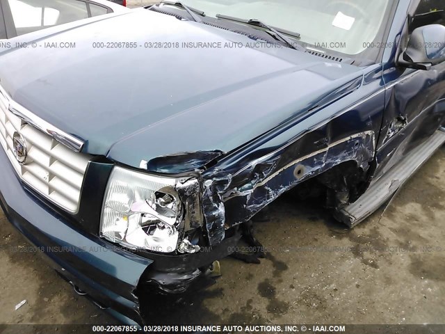 1GYEK63N25R212504 - 2005 CADILLAC ESCALADE LUXURY BLUE photo 6