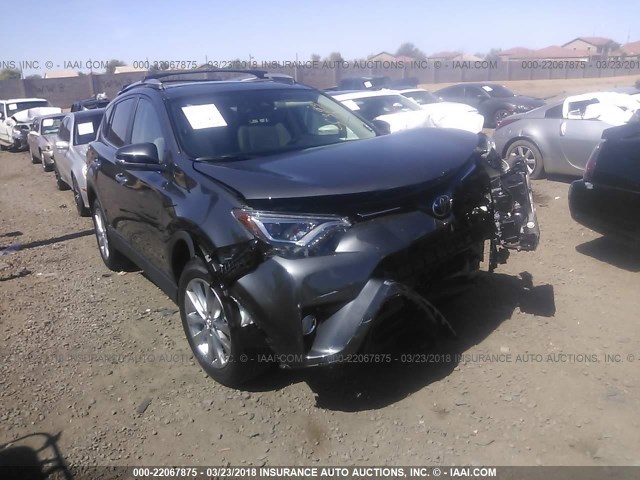 2T3YFREV3JW448451 - 2018 TOYOTA RAV4 LIMITED/PLATINUM GRAY photo 1