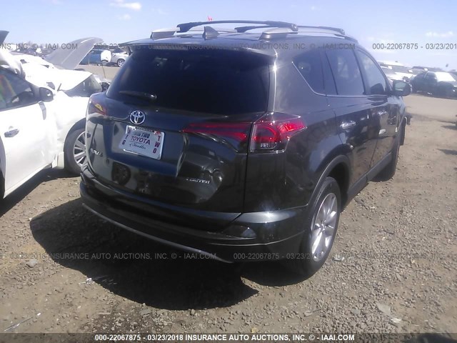 2T3YFREV3JW448451 - 2018 TOYOTA RAV4 LIMITED/PLATINUM GRAY photo 4