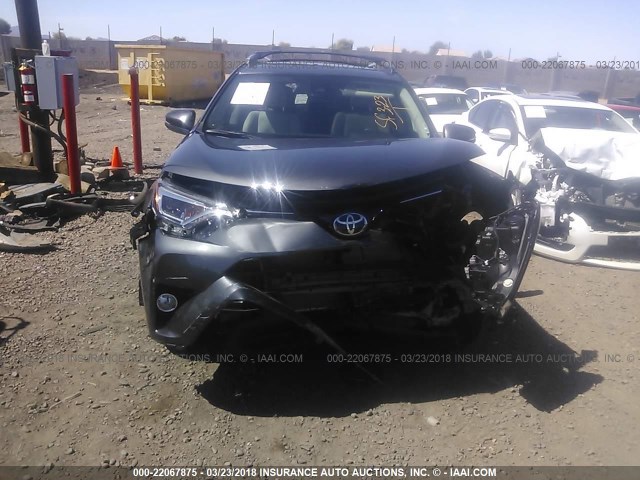 2T3YFREV3JW448451 - 2018 TOYOTA RAV4 LIMITED/PLATINUM GRAY photo 6