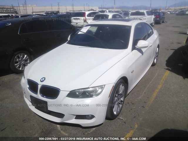 WBAWV1C55AP124179 - 2010 BMW 328 I SULEV WHITE photo 2