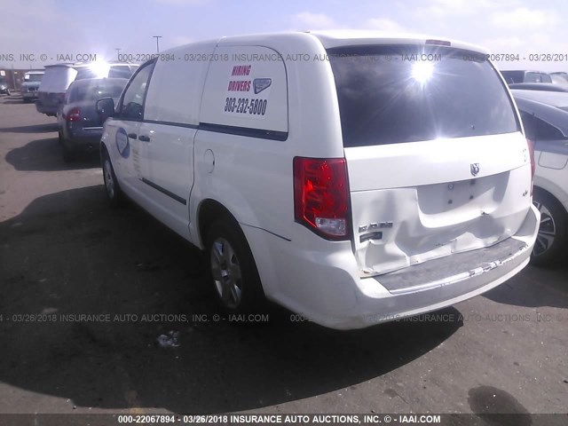 2C4RRGAG6DR557184 - 2013 RAM TRADESMAN WHITE photo 3