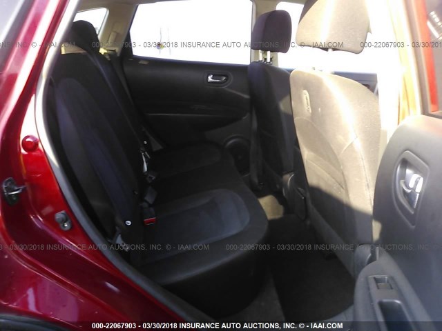 JN8AS5MT6DW535759 - 2013 NISSAN ROGUE S/SV RED photo 8