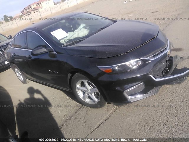 1G1ZB5ST9HF180683 - 2017 CHEVROLET MALIBU LS 黑色 照片 1